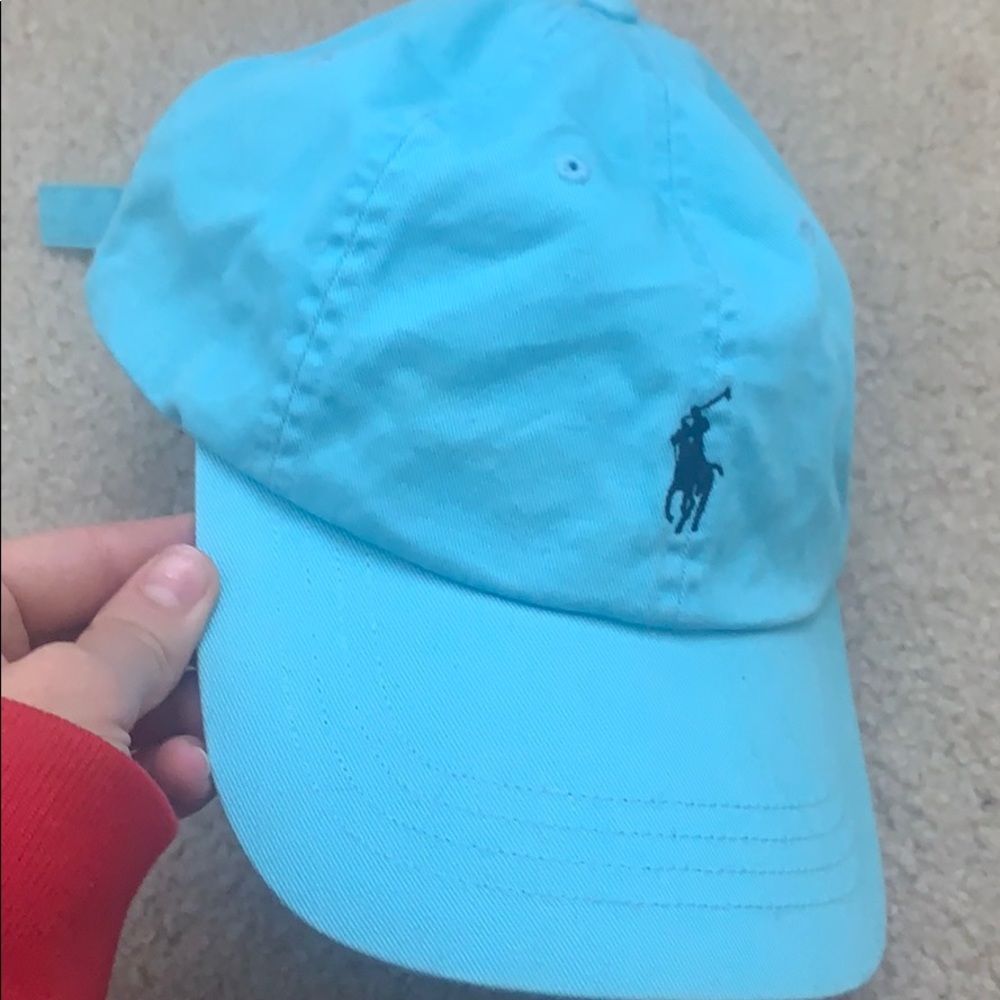 Blue polo hat